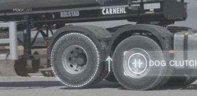 Грузовики Volvo начнут ездить с поднятыми колесами