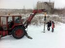 Бур на экскаваторы-погрузчики