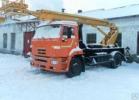Автоподъемник телескопический ПСС-131.22Э на шасси КамАЗ-432
