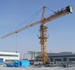 башенный кран QTZ80 (5513) на рельсовом ходу