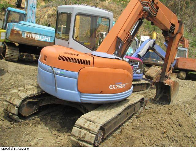 Ex 75. Hitachi ex75ur-3. Экскаватор Хитачи ех 75. Hitachi zx75. Хитачи zx75ur.