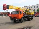 Автокран с гуськом 25т (камаз-65115) кс 55713-1
