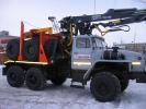 Лесовозный автопоезд Урал 55571,2013 г.в. с кму ОМТЛ-70.02