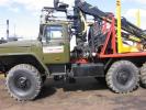 Лесовоз Урал 4320, с гидроманипулятором ОМТЛ-70.02