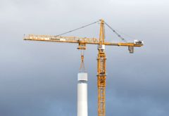 Liebherr представил новый башенный кран для установки ветротурбин