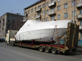 Перевозка негабаритных яхт и катеров по Украине автотранспортом 